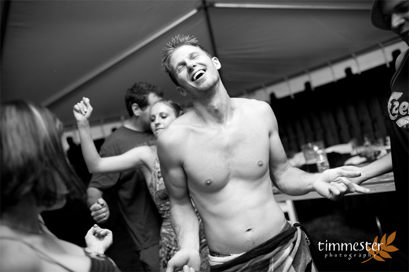 My first reception with shirtless dancing :)