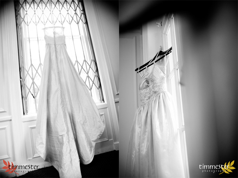 Two fabulous wedding dresses, one for the ceremony and one for the celebration :)