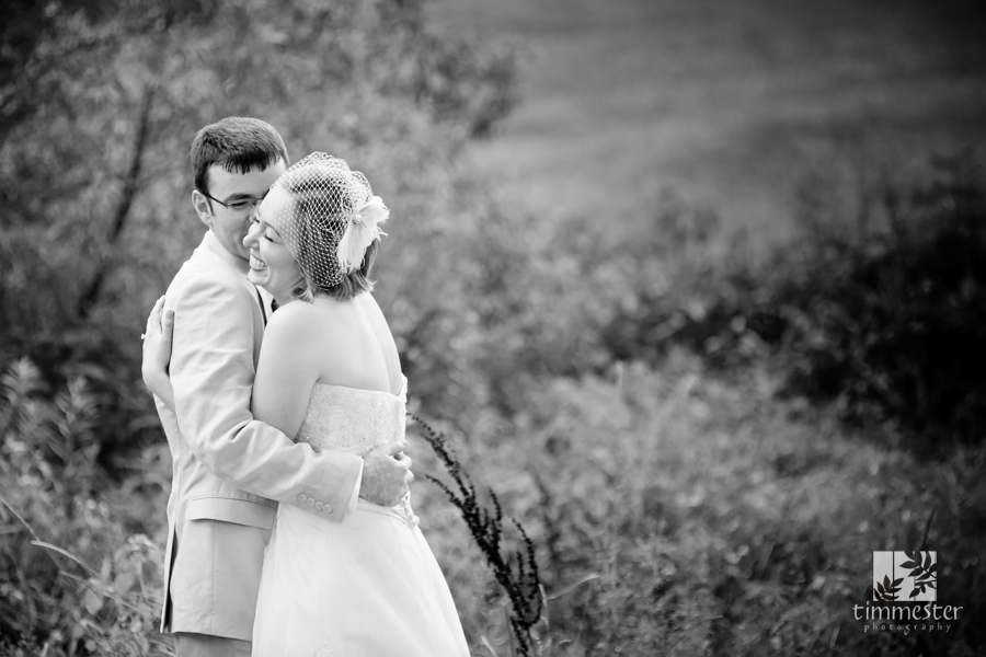 We did their portraits in a secluded corner of Ostertag so that arriving guests wouldn't see the cute couple before the ceremony.
