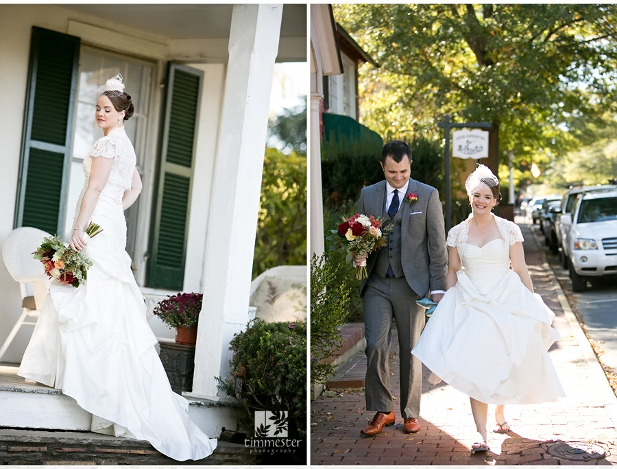 After portraits in Middleburg and a few at the B&B, it was time to get married!