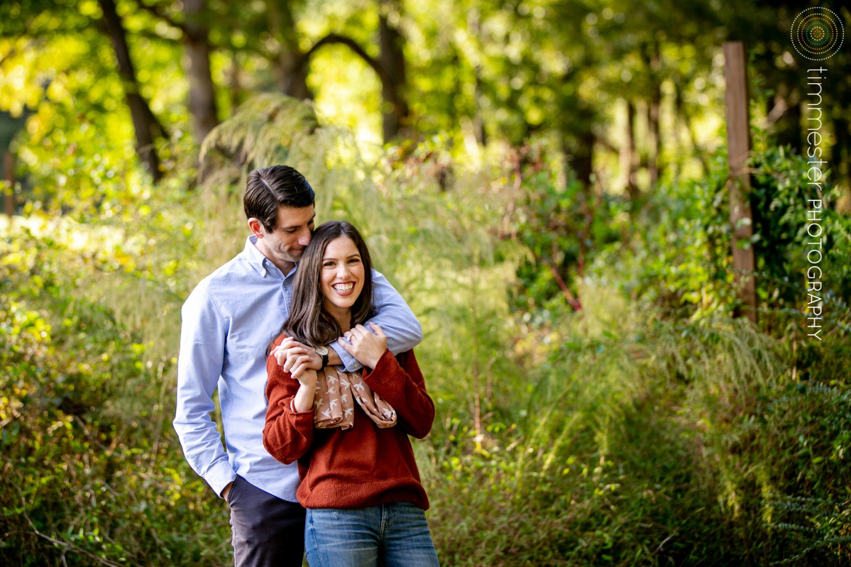 Engagement pictures from the Barn at Valhalla in Chapel Hill, NC