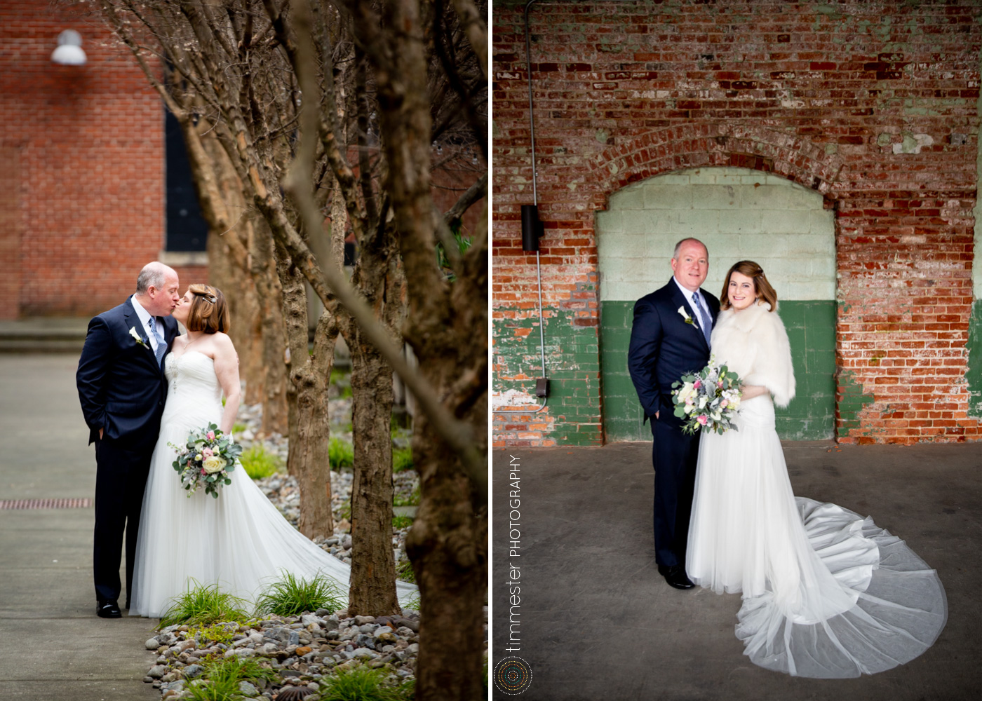 A wedding at The Beltline Station and The Cotton Room in Durham.