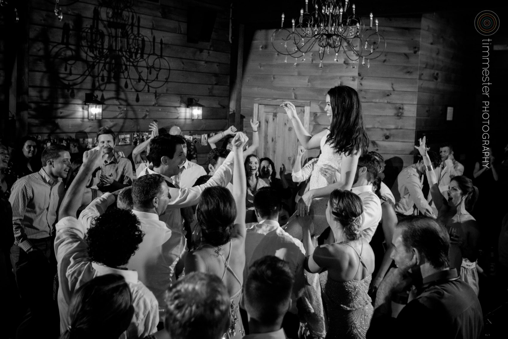 Chloe & Chris' wedding reception at the Barn at Valhalla in Chapel Hill, North Carolina.