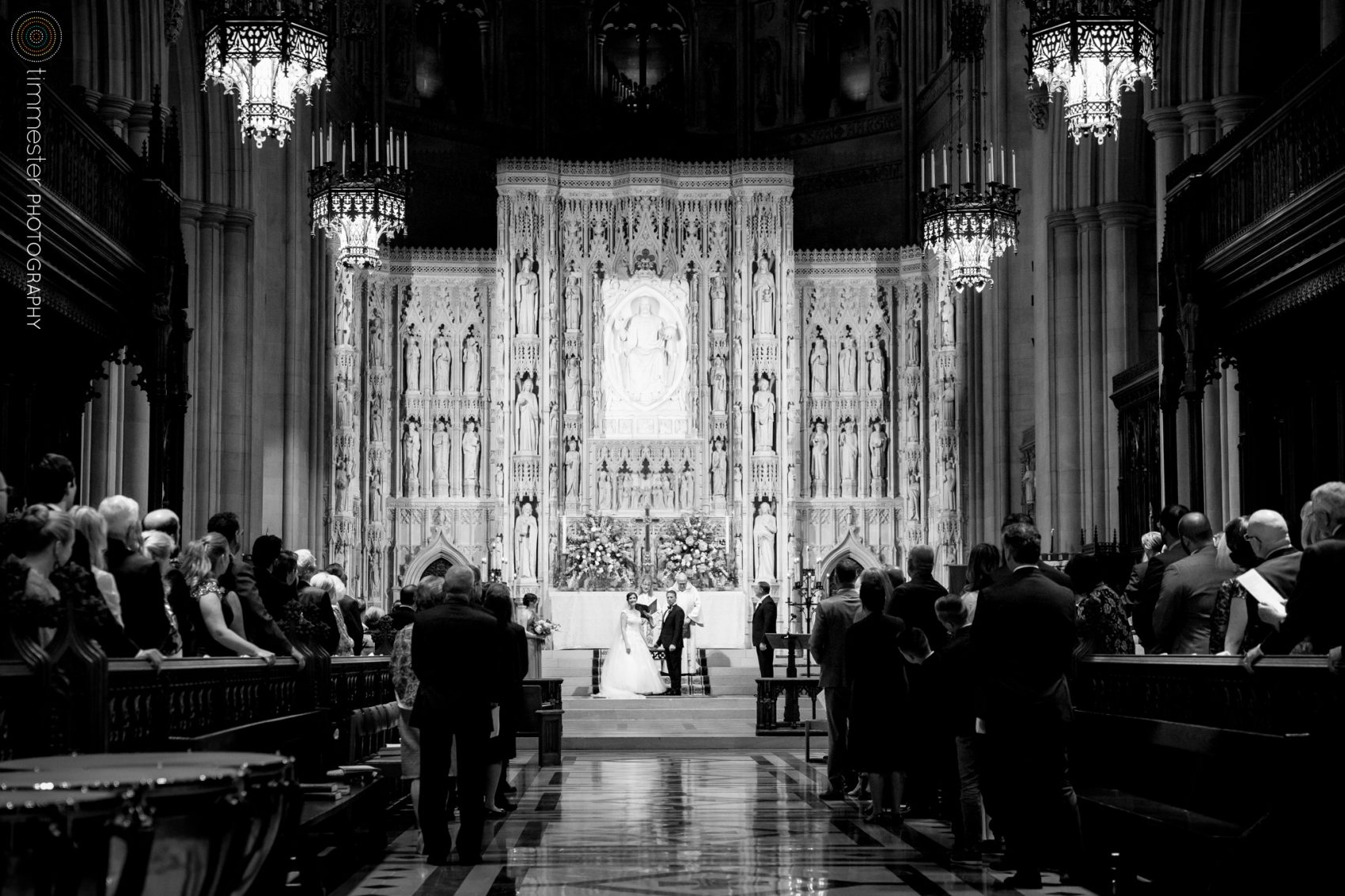 A District of Columbia wedding at the Washington National Cathedral.