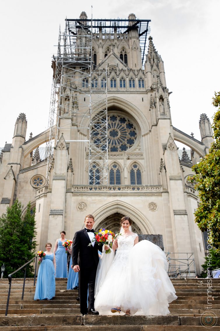 A wedding at Washington National Cathedral in DC.