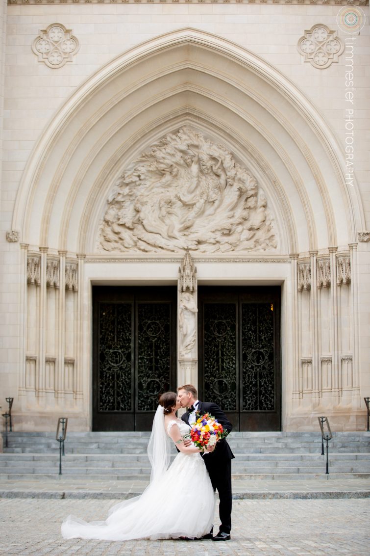 A Washington National Cathedral wedding in the District of Columbia.