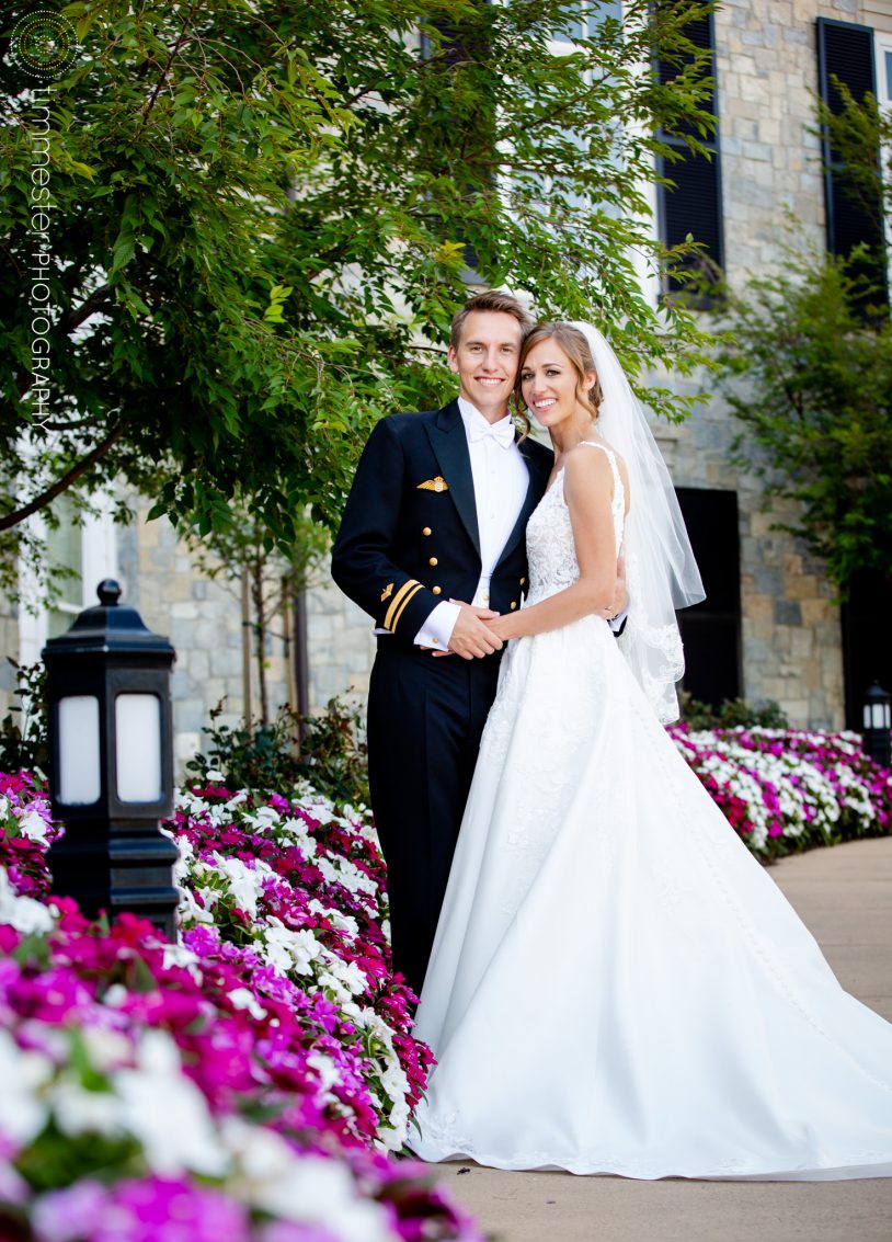 Bride and groom's wedding portraits at Army Navy Country Club in Virginia, just outside of Washington, DC