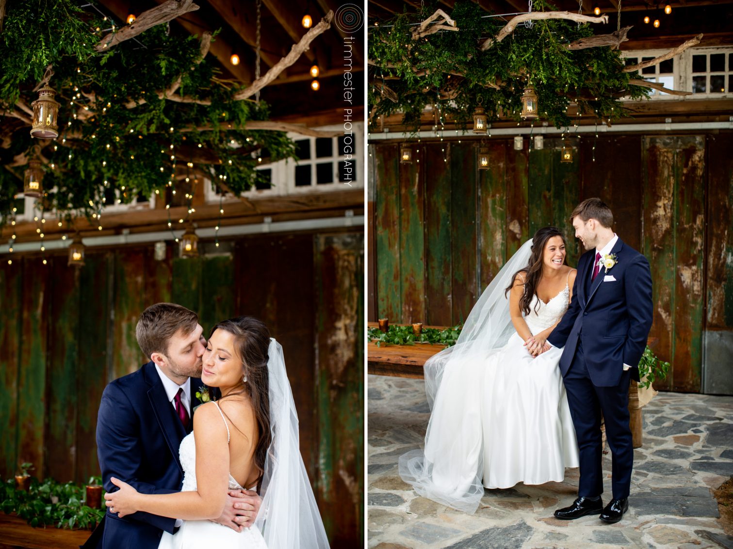 A wedding day and bride and groom portraits at Sassafras Fork Farm.