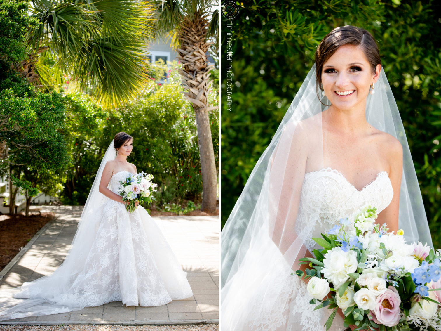 Bridal portraits and wedding at Bald Head Island, NC