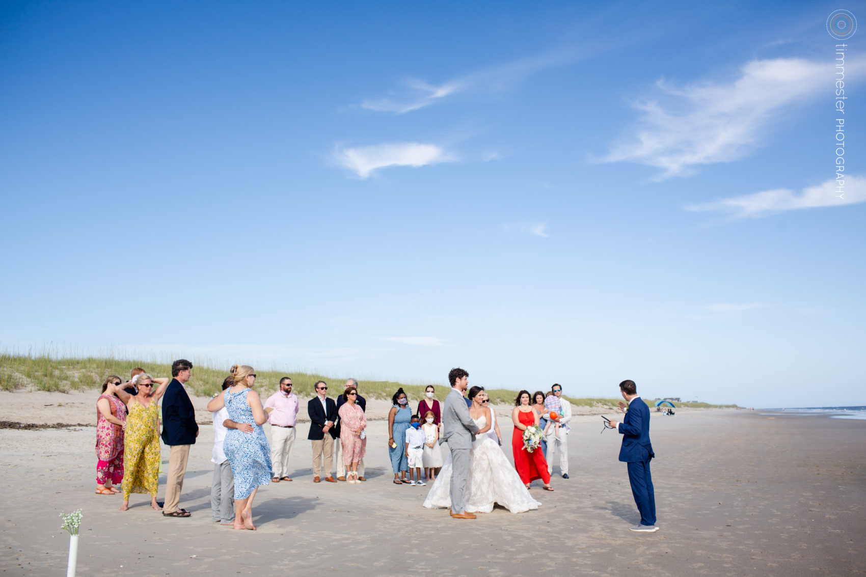 A Bald Head Island beach wedding in North Carolina