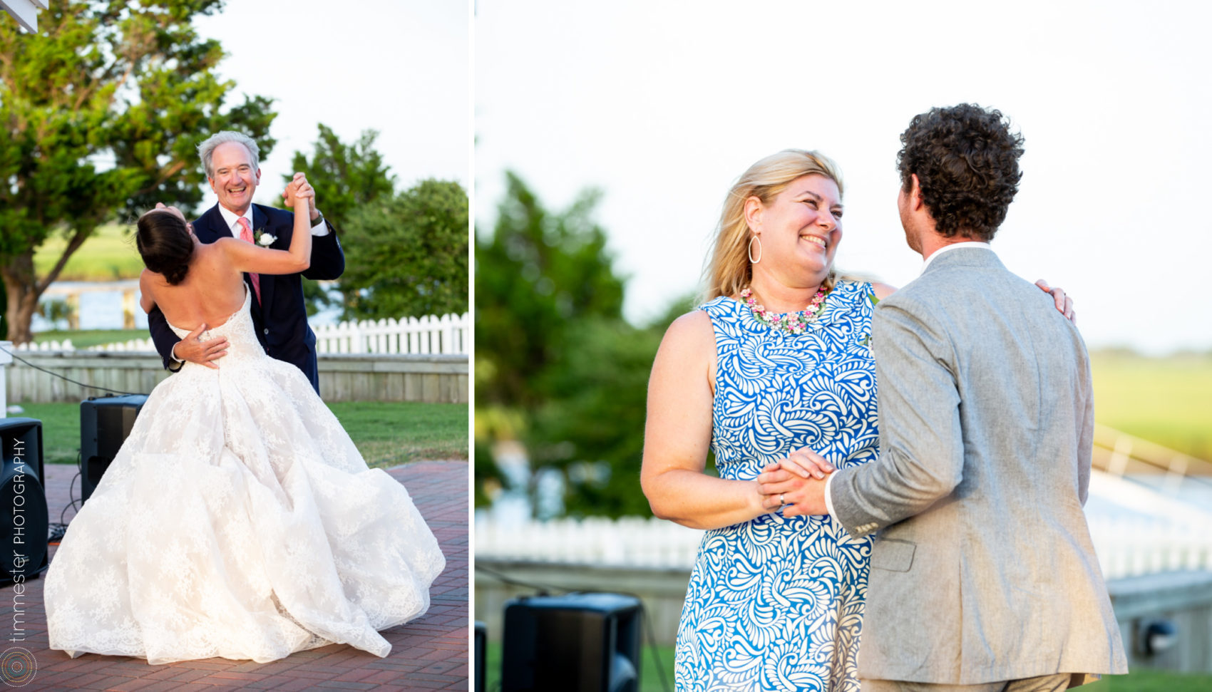 A Bald Head Island wedding with a beach ceremony and outdoor reception