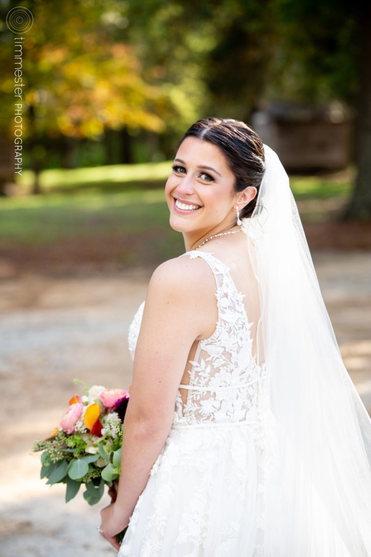 Bridal portraits and wedding day at Dorsett House in NC