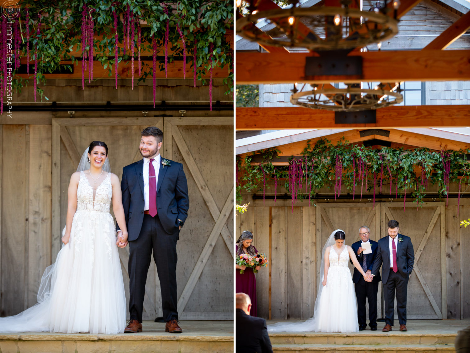 A Dorsett House at Rivers & Bridges wedding ceremony outdoors under the Pavilion
