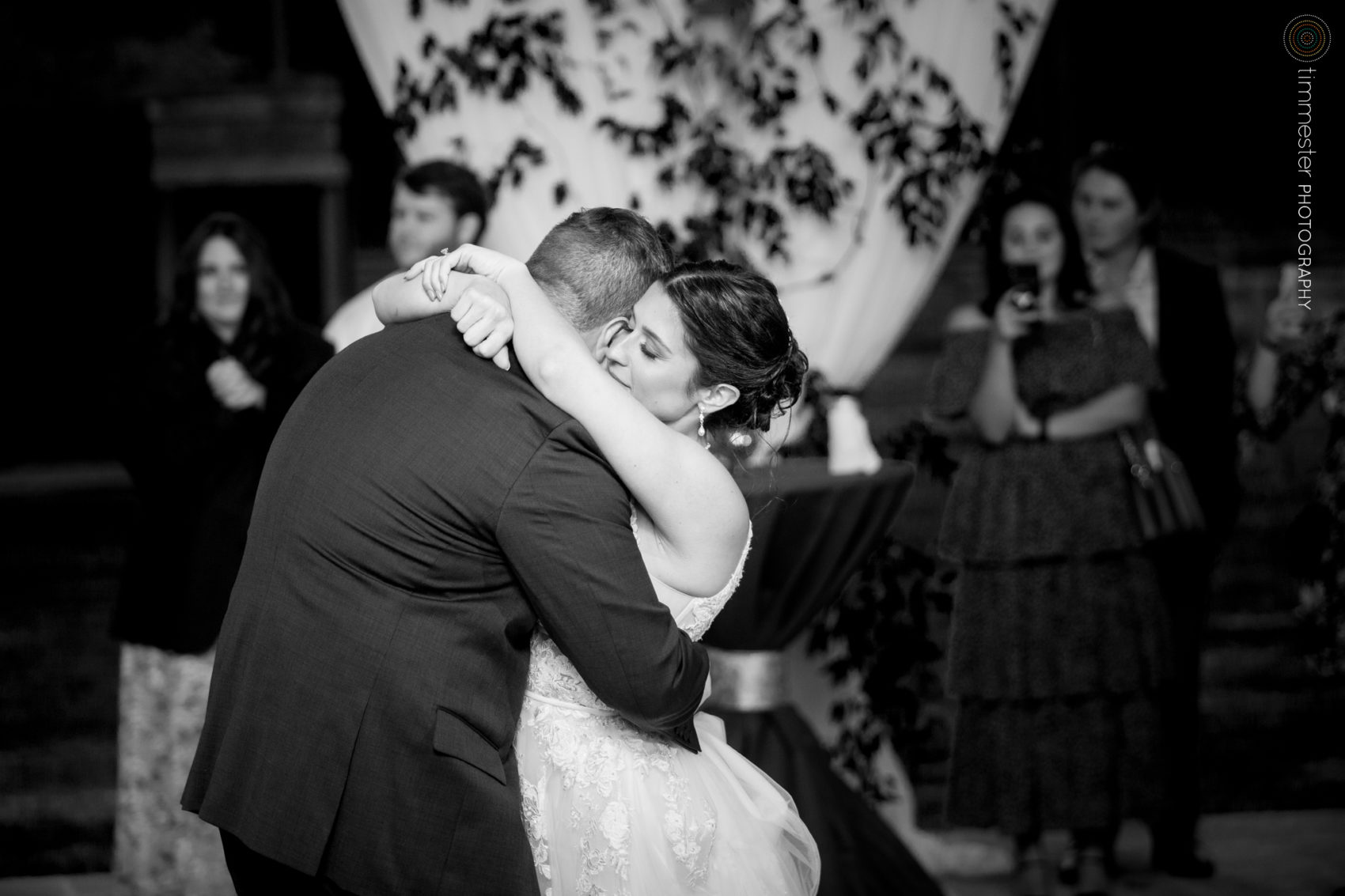 Wedding reception and First Dance at Rivers and Bridges, Dorsett House, in North Carolina