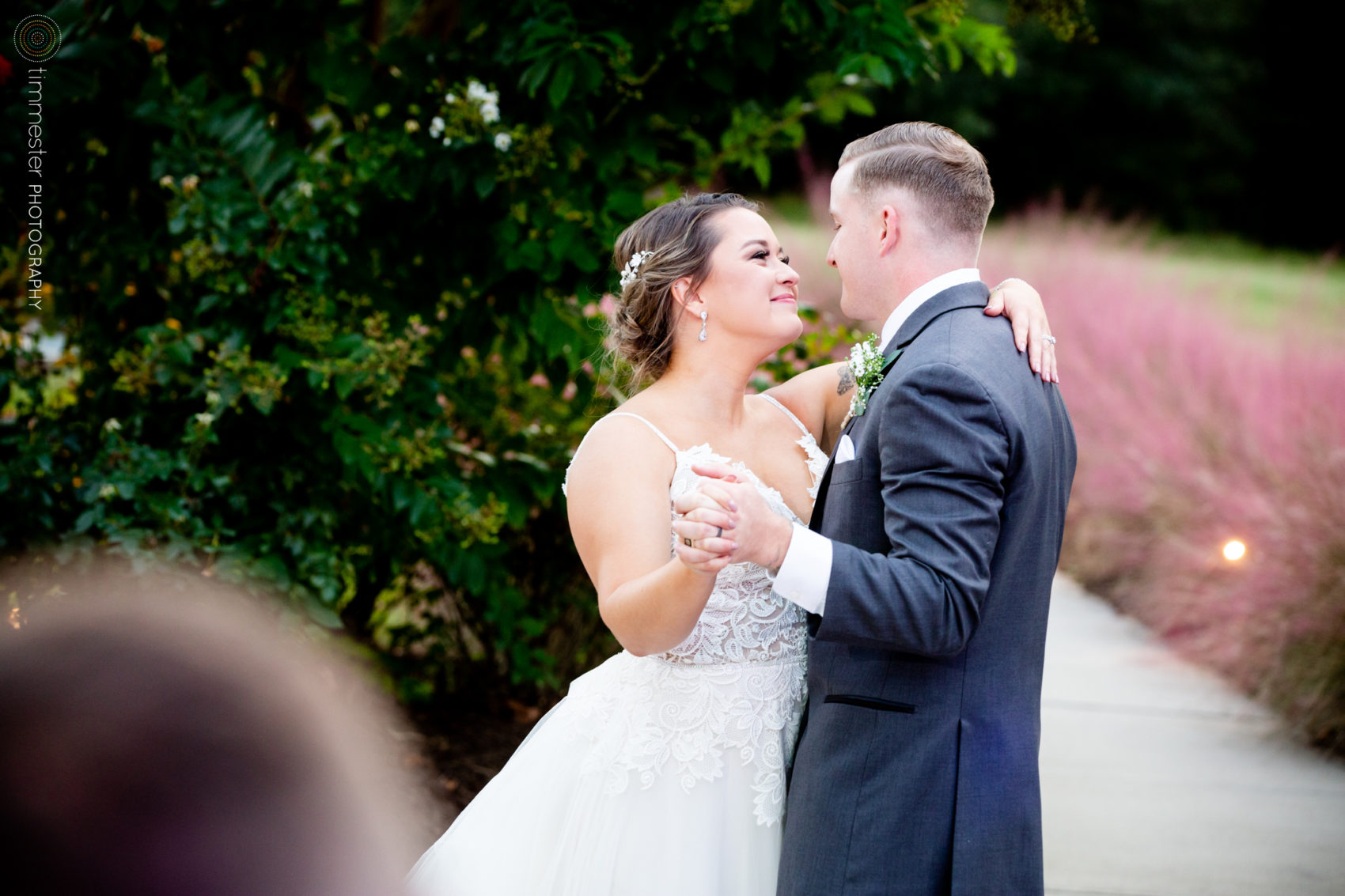 Bride and groom's first dance at Sugarneck