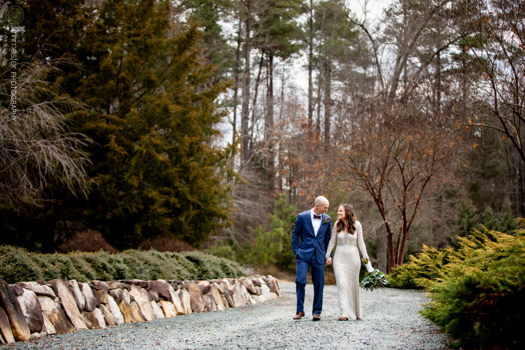 A gorgeous winter wedding at Chapel Hill Carriage House