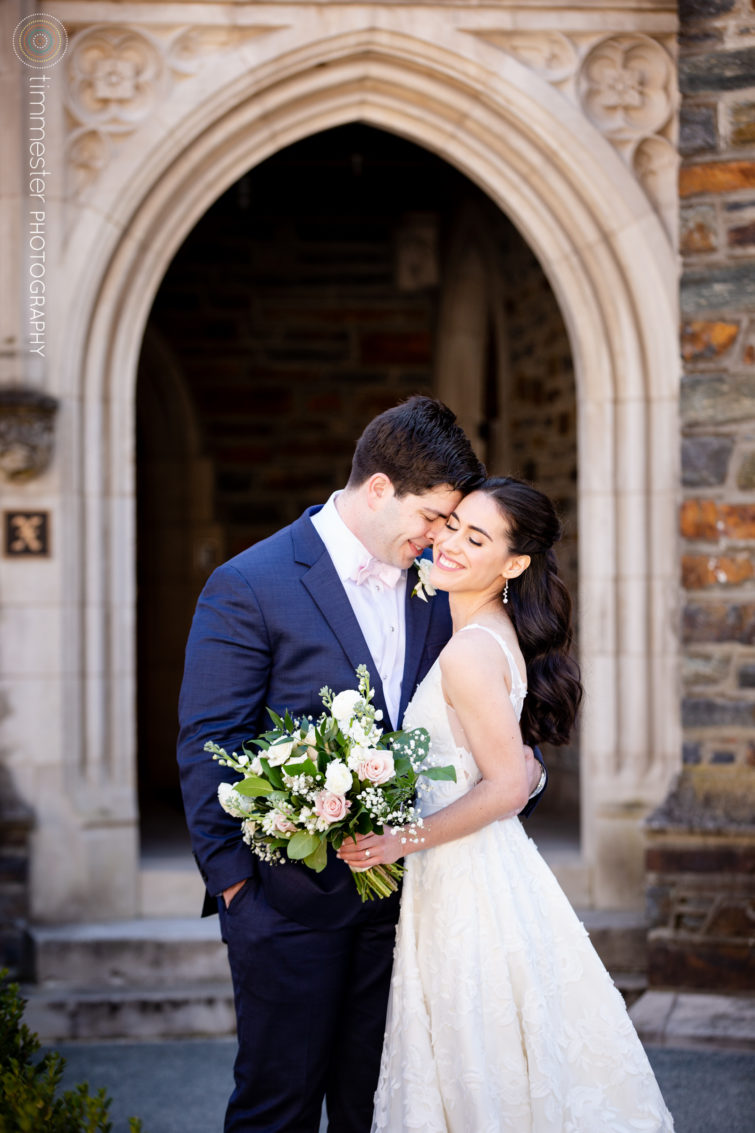 Wedding and couple portraits at Duke University Chapel in Durham, NC