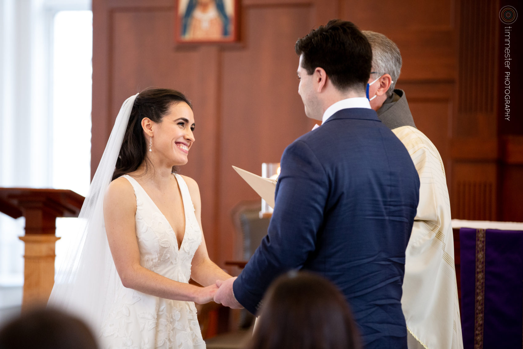 Wedding ceremony vows in Chapel Hill, NC