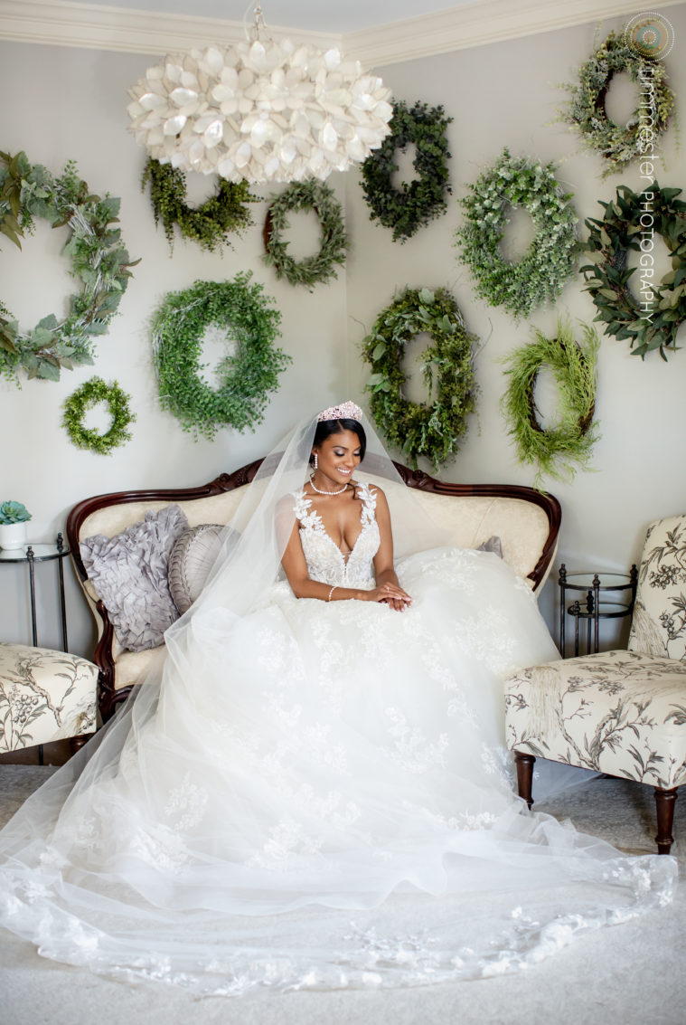Bridal portraits and wedding day at Highgrove Estate in Fuquay-Varina, NC.