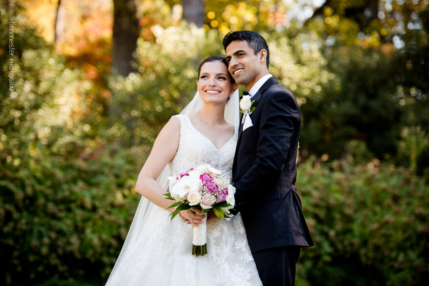 Duke University alumni wedding at Duke Gardens in Durham, NC