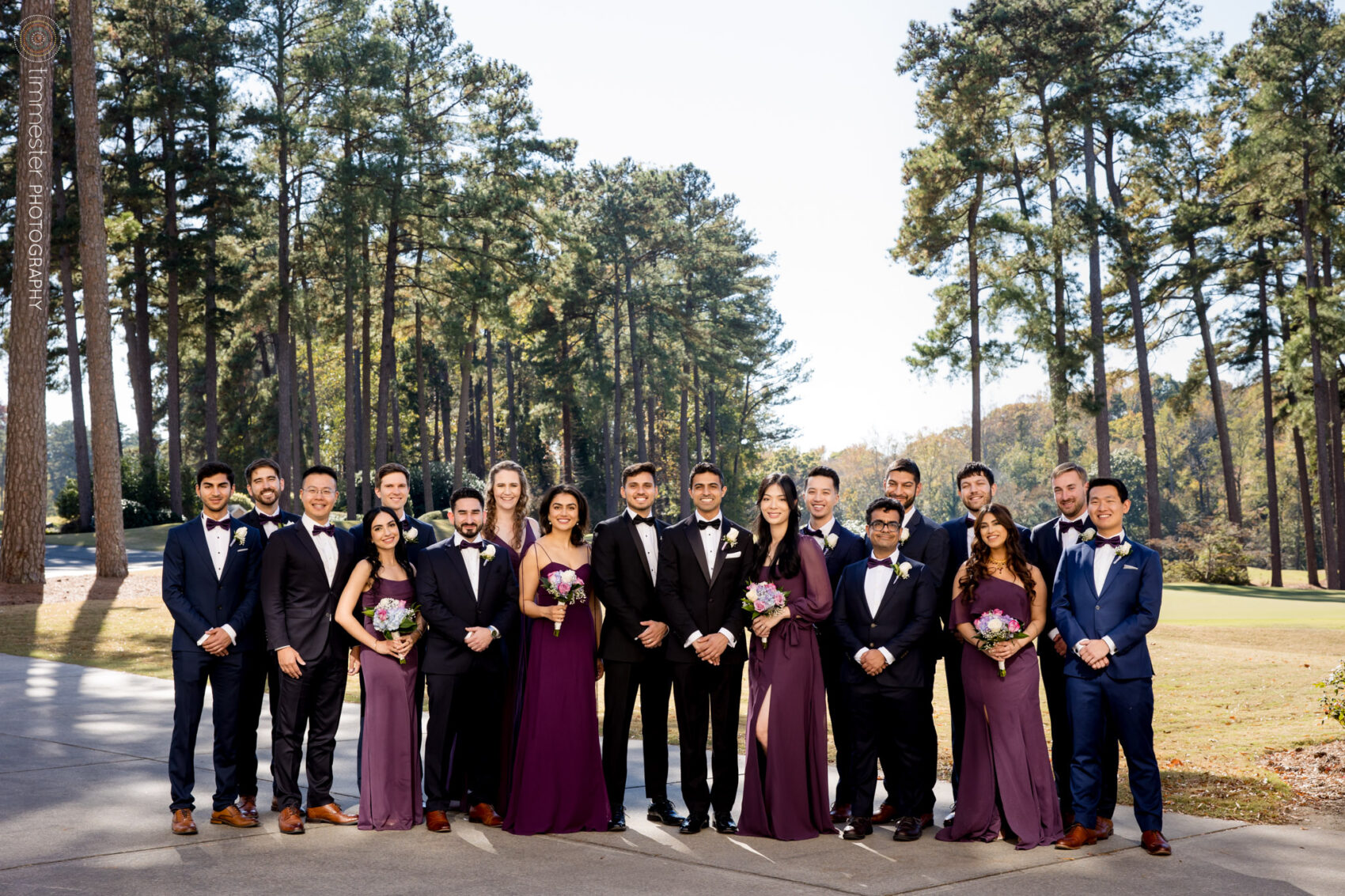 Washington Duke Inn wedding and wedding party portraits