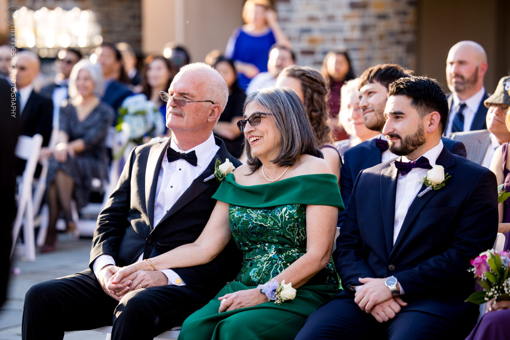 Wedding ceremony at Washington Duke Inn