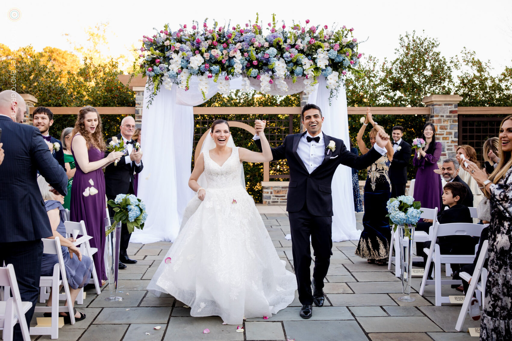 Washington Duke Inn wedding ceremony in Durham, North Carolina