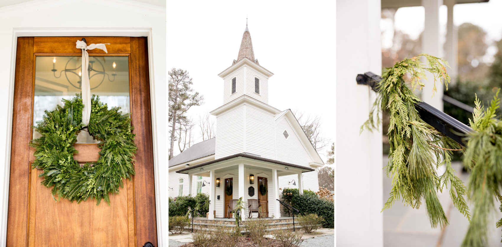 Winter wedding at Parlour at Manns Chapel in Chapel Hill