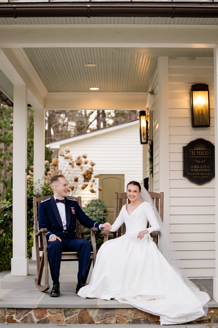 Parlour at Manns Chapel wedding, Chapel Hill, NC